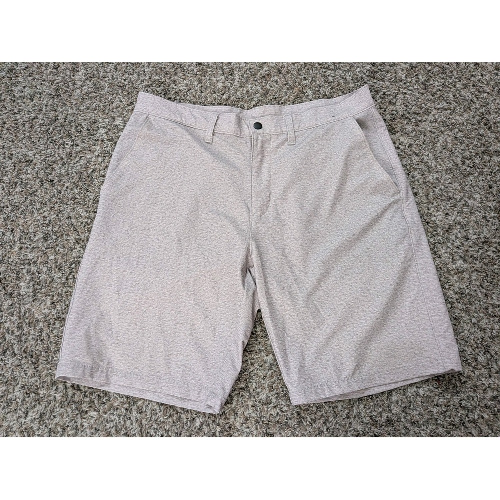 14th & Union‎ Men's Slim Fit Heathered Gray Golf Hybrid Shorts Size 33